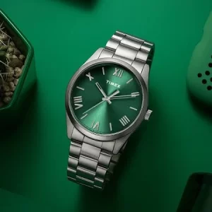 Home - shopping 1 Timex Men's Stainless Steel Bracelet Style Straps Analogue Watch